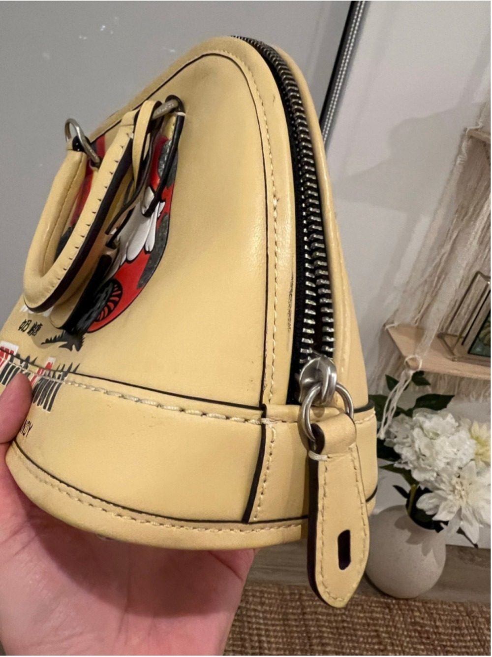 RARE Coach x White Rabbit Candy Revel Bag Yellow Asia Exclusive RARE LNY Bunny - Picture 10 of 16